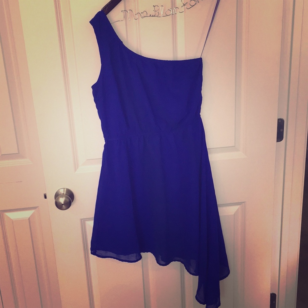 Charlotte Russe✨ - Blue Asymmetrical Dress